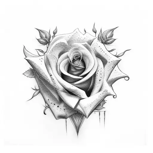 I want a whole right forearm sleeve of roses and negative shading around a quote  tattoo design idea