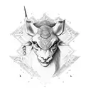 Psalm 23:4 with a caligraphy font tattoo design idea
