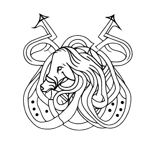 cancer and capricorn tattoo design idea