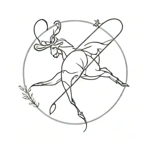cancer Sagittarius leo zodiac tattoo design idea