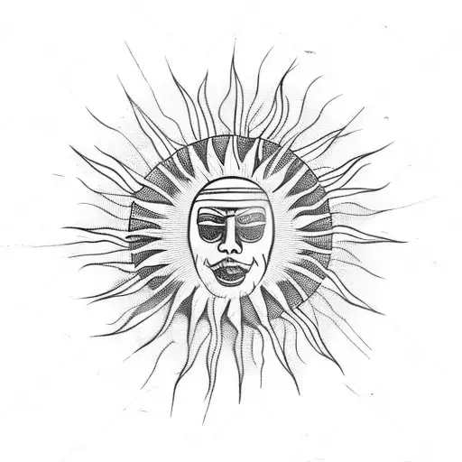 Argentina flag sun Godsmack sun tattoo design idea