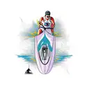 triathlon tattoo design idea
