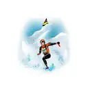 triathlon tattoo design idea