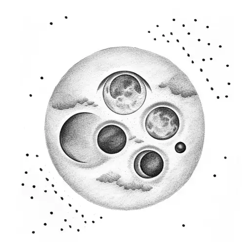 eclipse love tattoo design idea