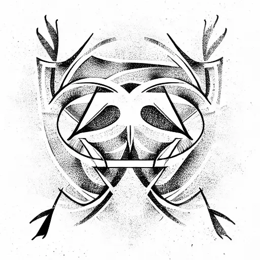 Cancer Libra Aries tattoo design idea