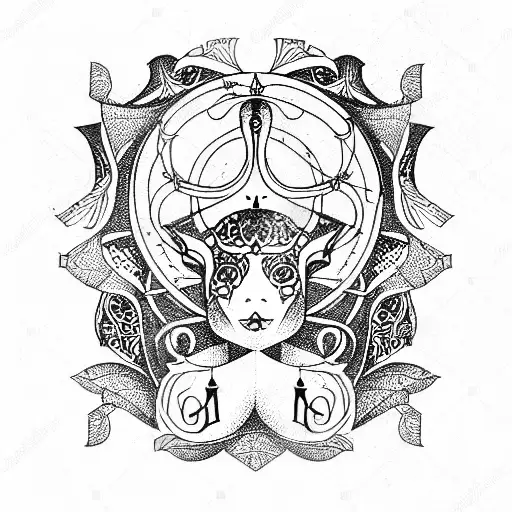 Cancer Libra Aries tattoo design idea