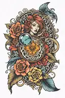 “You can’t wait until life isn’t hard any more… before you decide to be happy.” ~Jane Marczewskii “Nightbirde tattoo design idea