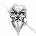 kratos tattoo design idea