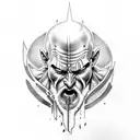 kratos tattoo design idea