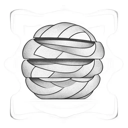 A minimalist tattoo of a loaf of bread with steam rising from it, symbolizing your dedication to the art of baking. tattoo design idea