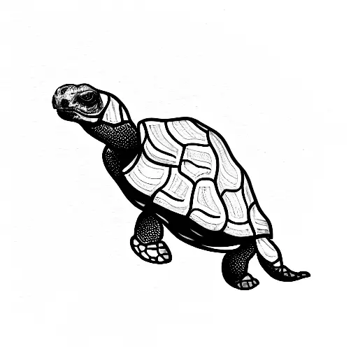 Galapagos Tortoise  tattoo design idea