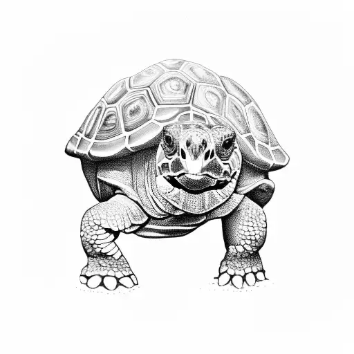 Galapagos Tortoise  tattoo design idea