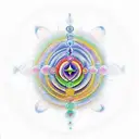 7 chakras tattoo design idea
