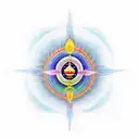 7 chakras tattoo design idea