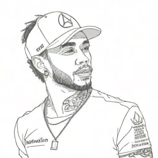 Lewis Hamilton tattoo design idea