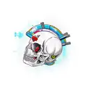 lock shock and barrel  tattoo design idea