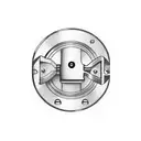 lock shock and barrel  tattoo design idea