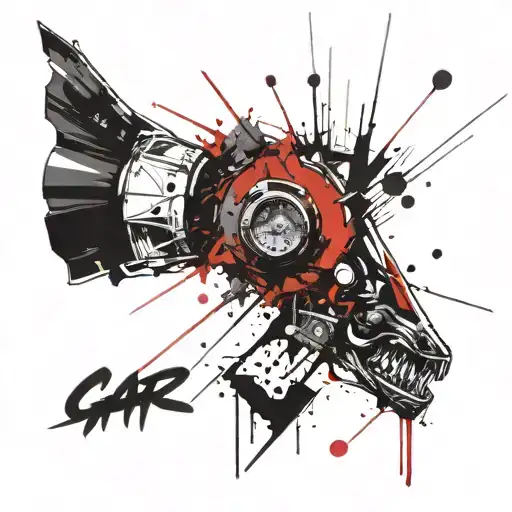 gar tattoo design idea