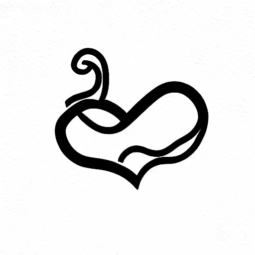 Eat my heart and twist me into knots tattoo design idea