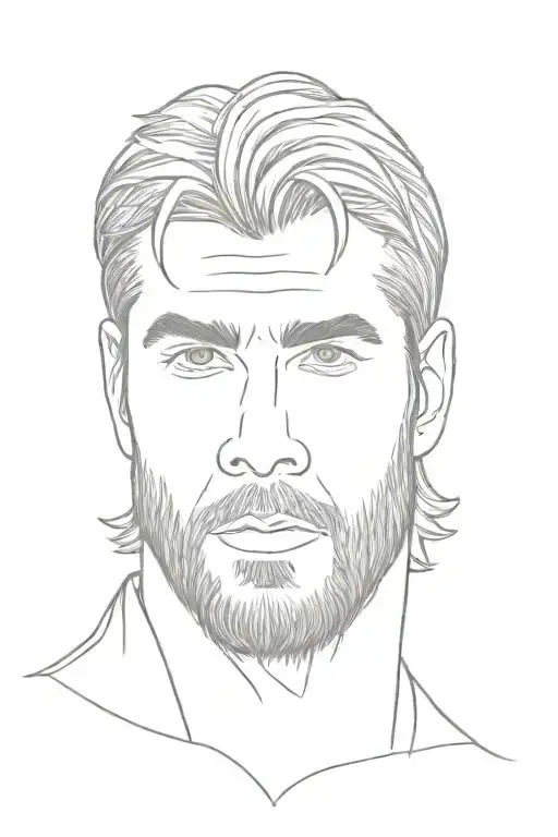 chris hemsworth  tattoo design idea