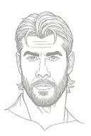 chris hemsworth  tattoo design idea