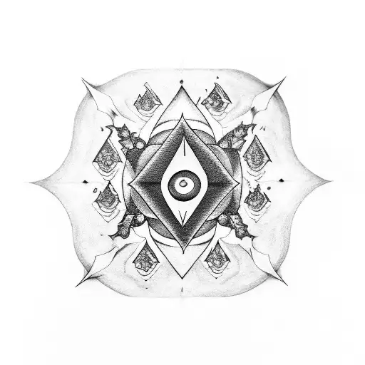 seven chakra tattoo design idea