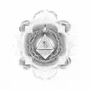 seven chakra tattoo design idea