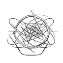 DNA Atom tattoo design idea