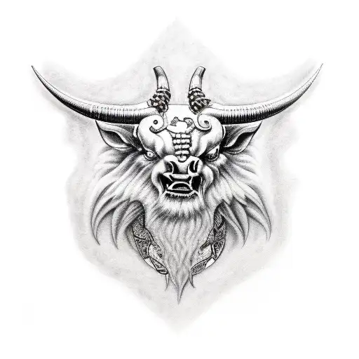 Minotaur tattoo design idea