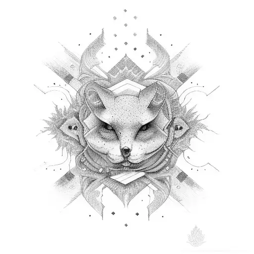 armband stipple shaded tattoo design idea