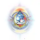 occult symbols mars venus lower arm tattoo design idea