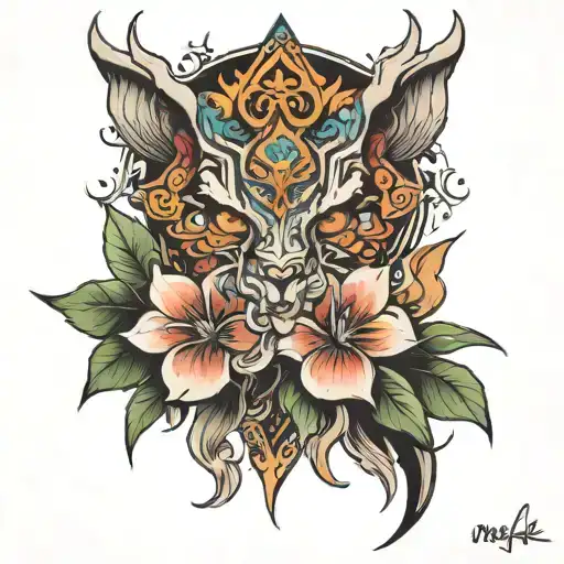 Mahak tattoo design idea
