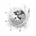 farming tattoo design idea