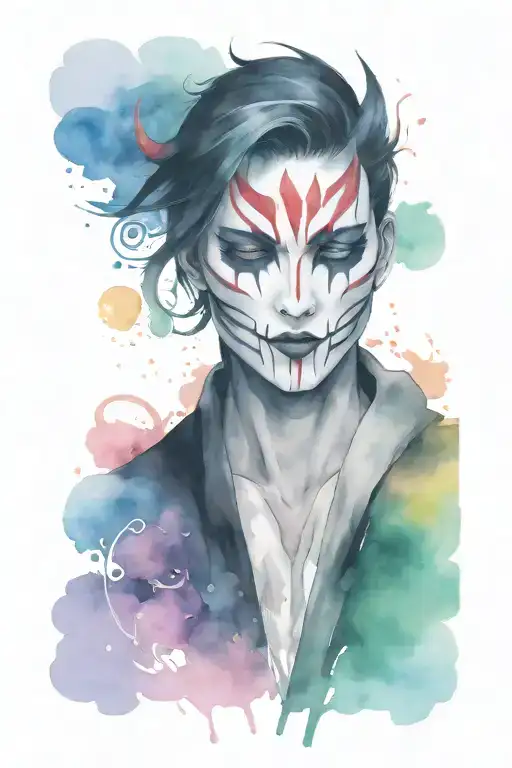 Ichigo Hollow Mask tattoo design idea