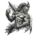 full arm slavee about lotous flor and spartan tattoo design idea