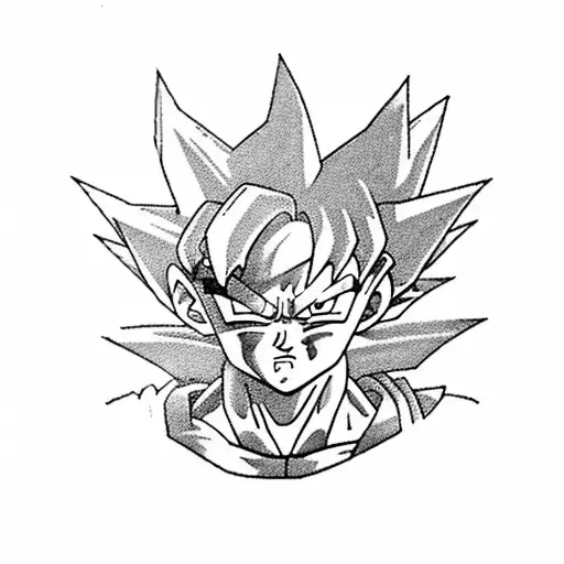 Goku tattoo design idea