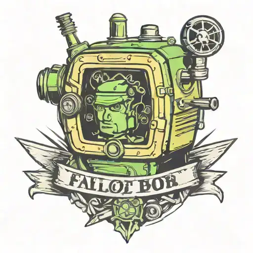fallout pipboy tattoo design idea