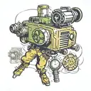 fallout pipboy tattoo design idea