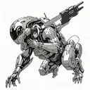 write ''ghost in the shell'' tattoo design idea