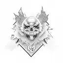 risk taker tattoo design idea