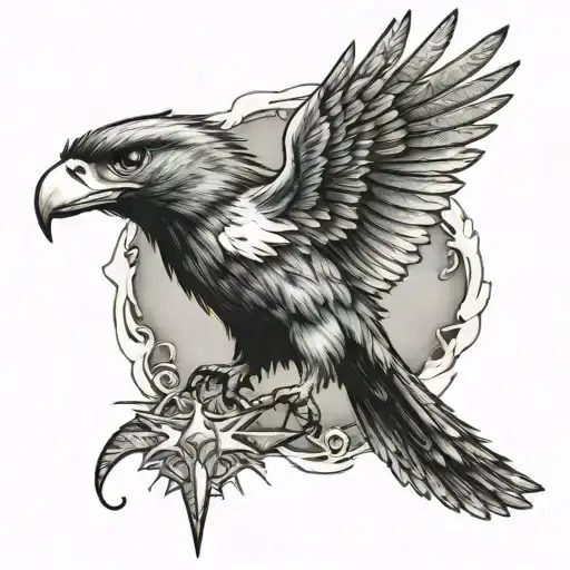  thunderbird lightning tattoo design idea