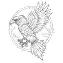  thunderbird tattoo design idea
