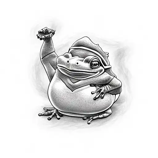 Ninja toad tattoo design idea