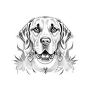 Dog lover tattoo design idea