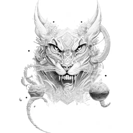 software code with shadow tattoo design idea