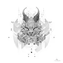software code with shadow tattoo design idea