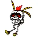 skull kid  tattoo design idea