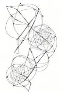 Y and M overlapping each other like tattoo design idea