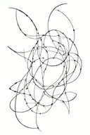 Y and M overlapping each other like tattoo design idea