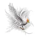 Phoenix tattoo design idea